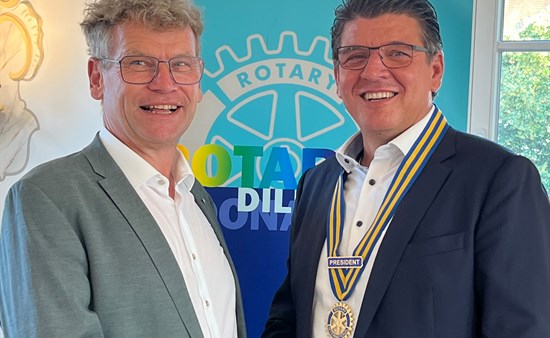 Pastpräsident 2025/27 Dr. Reinhard Bader mit Präsident 2026/27 Harry Künat